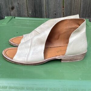 Free People Mont Blanc Sandals Women's‎ Size EU 37 US 6.5 Leather slip On GUC
